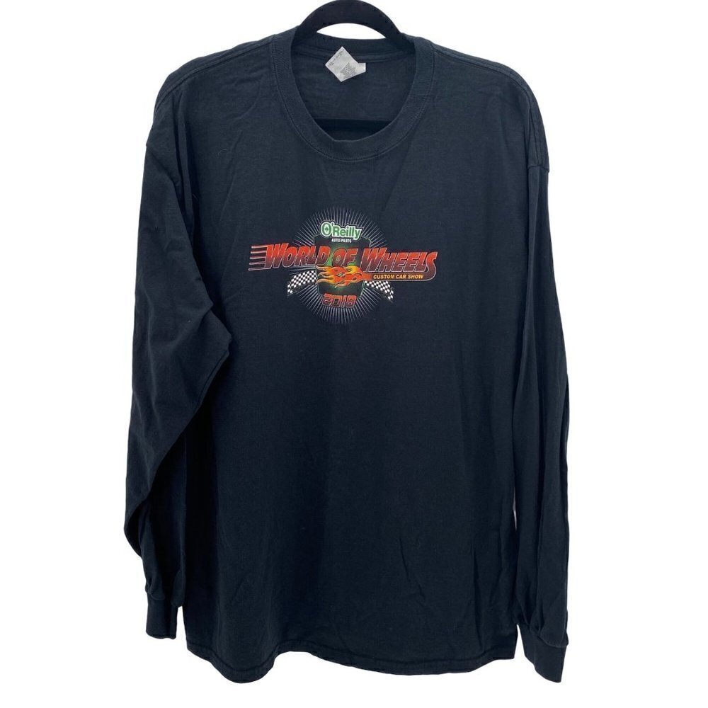 Gildan Long Sleeve Black T-Shirt Men’s Size XL